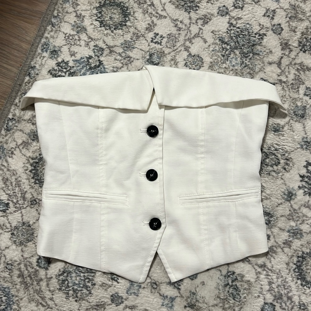 XS Bershka Top strapless